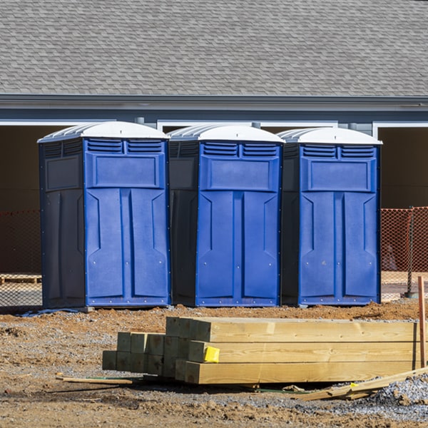 how do you dispose of waste after the porta potties have been emptied in Fosters